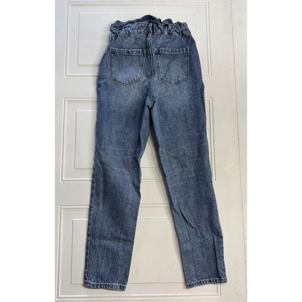 Blank NYC Women's Don't Cross Me Jeans Paperbag Waist Denim Size 25 Baggy Crop - Picture 7 of 7
